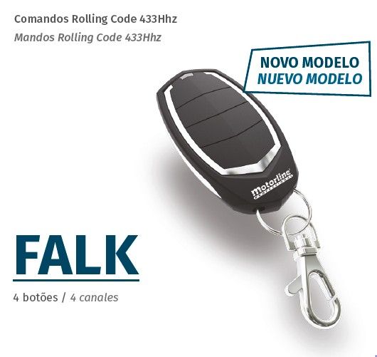 Motorline Falk comando portão de garagem