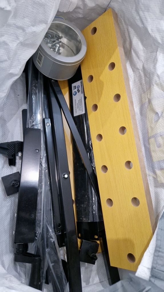 STÓŁ WARSZTATOWY  stolarski STOLIK rozkładany 100KG