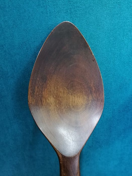 Интерьерные ложка и вилка натур. дерево ручная работа