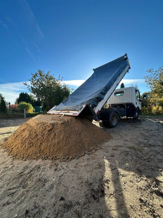 Transport wywrotką 3.5t | Piasek | Beton | Czarnoziem