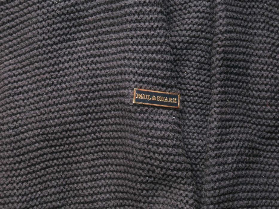 Paul & Shark sweter rozpinany ażurowy XL