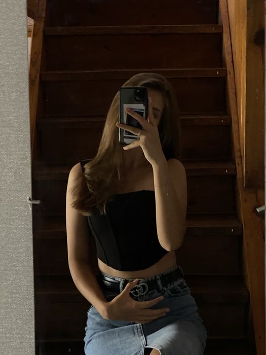 Корсет, розмір S, чорний