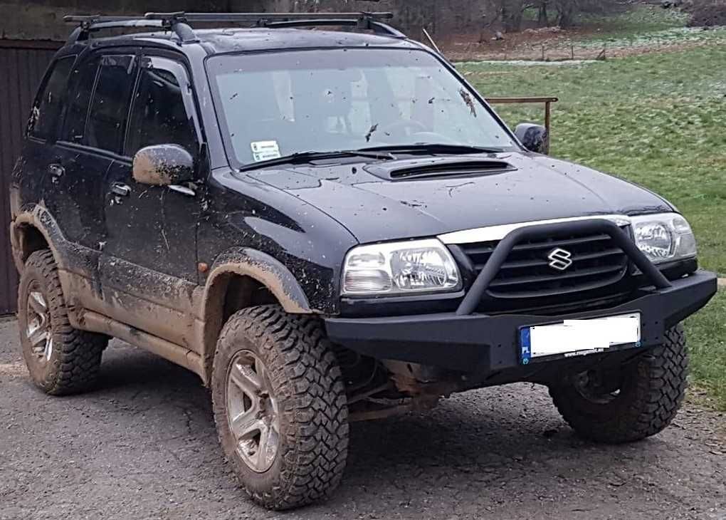 Zderzak stalowy Suzuki Grand Vitara 1 -przód w częściach do pospawania