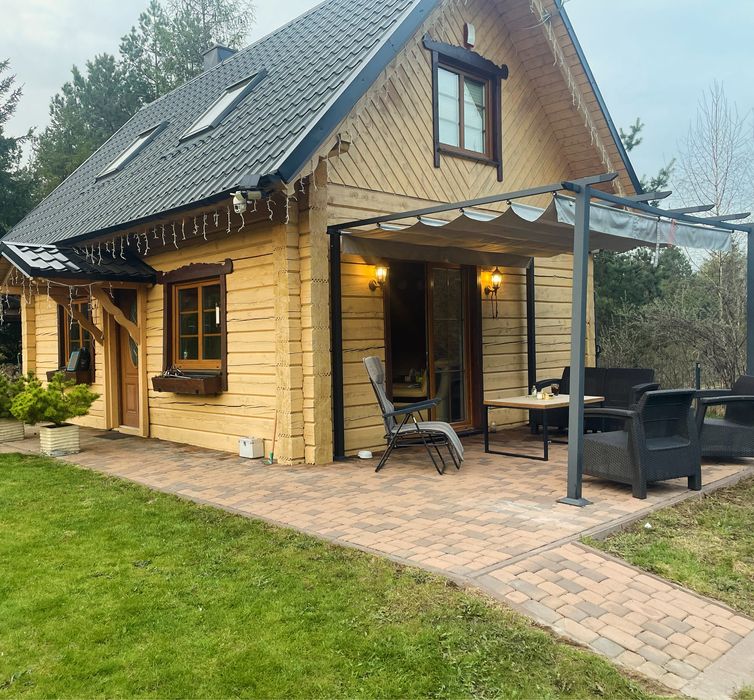 Wynajmę! Domek z bali z kominkiem