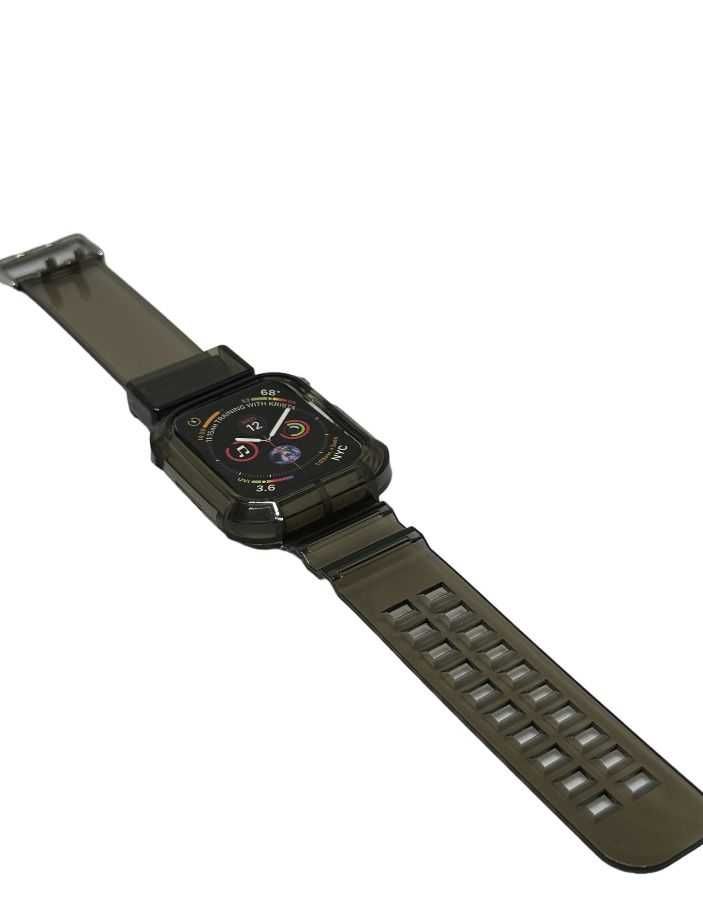 Apple Watch 42/44/45mm Opaska Silikonowa Pasek Obudowa Szara kod 1610