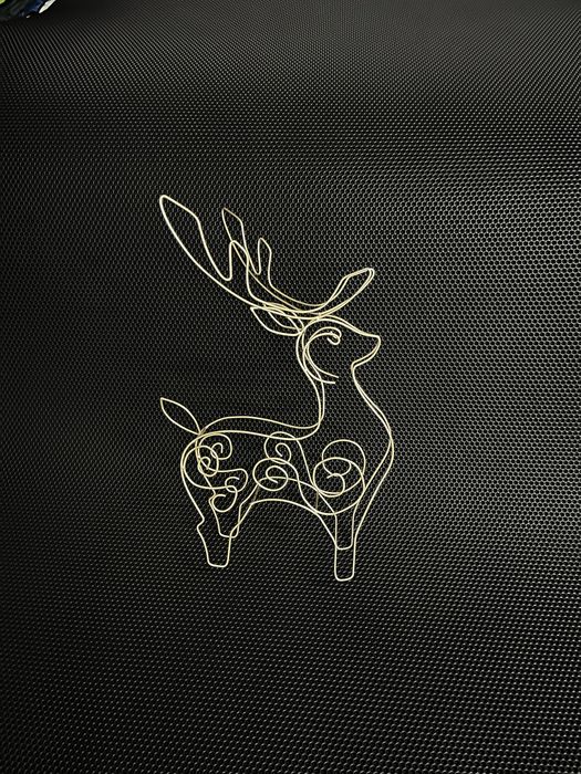 Renifer. Jeleń świąteczny. Dekoracja ogrodowa.