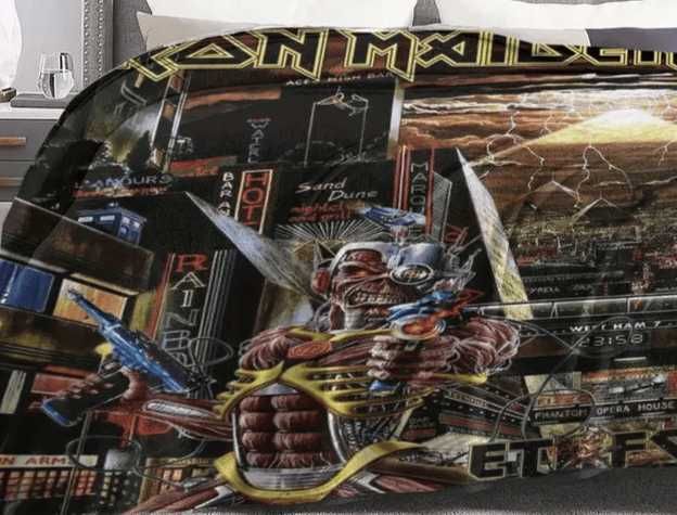 Manta Cobertor Iron Maiden 2 Tamanhos