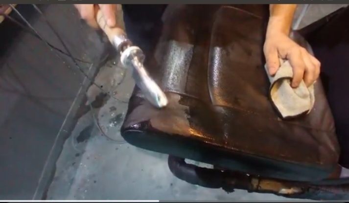 Maquina para tirar engilhas pele automovel