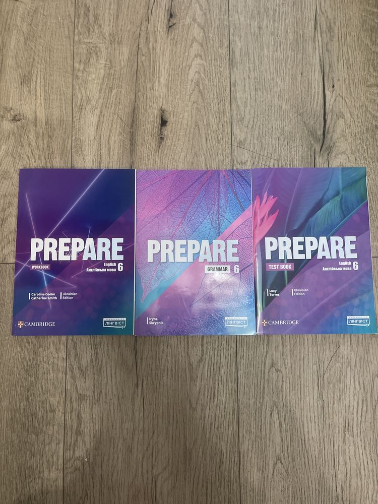 Комплект PREPARE 6 клас workbook/grammar/test book