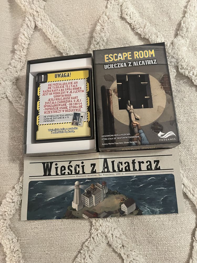 Gra escape room Foxgames Alcatraz
