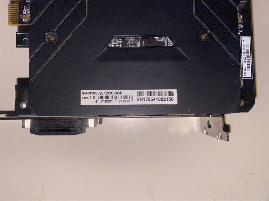 Відеокарта Gigabyte 1060 3gb