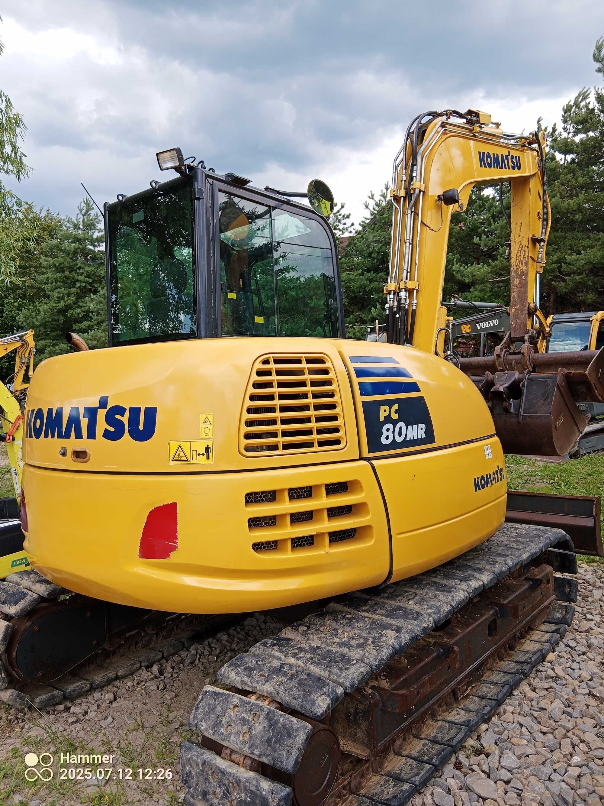 Minikoparka Komatsu PC 80, 2018 r.