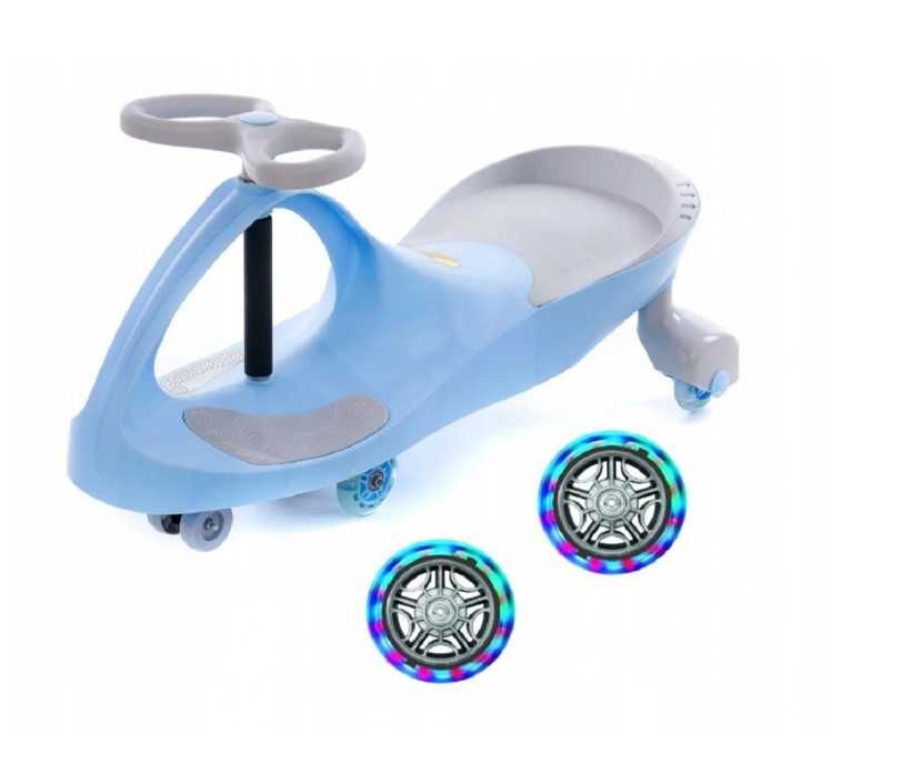 JEŹDZIK GRAWITACYJNY dziecięcy jeździk z kółkami LED