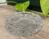 Kryształ popielnica popielniczka nie wazon vintage stare szkło retro