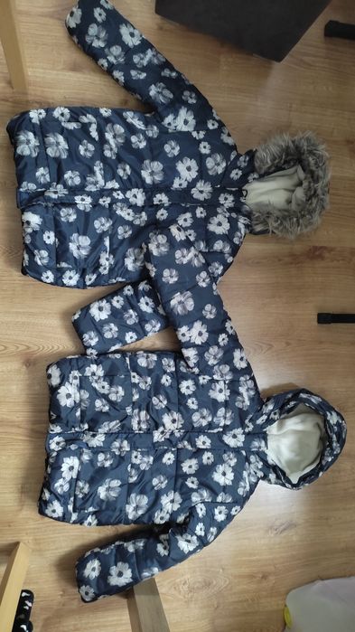 Kurtka zimowa cool club ciepła r.122 bliźniaczki