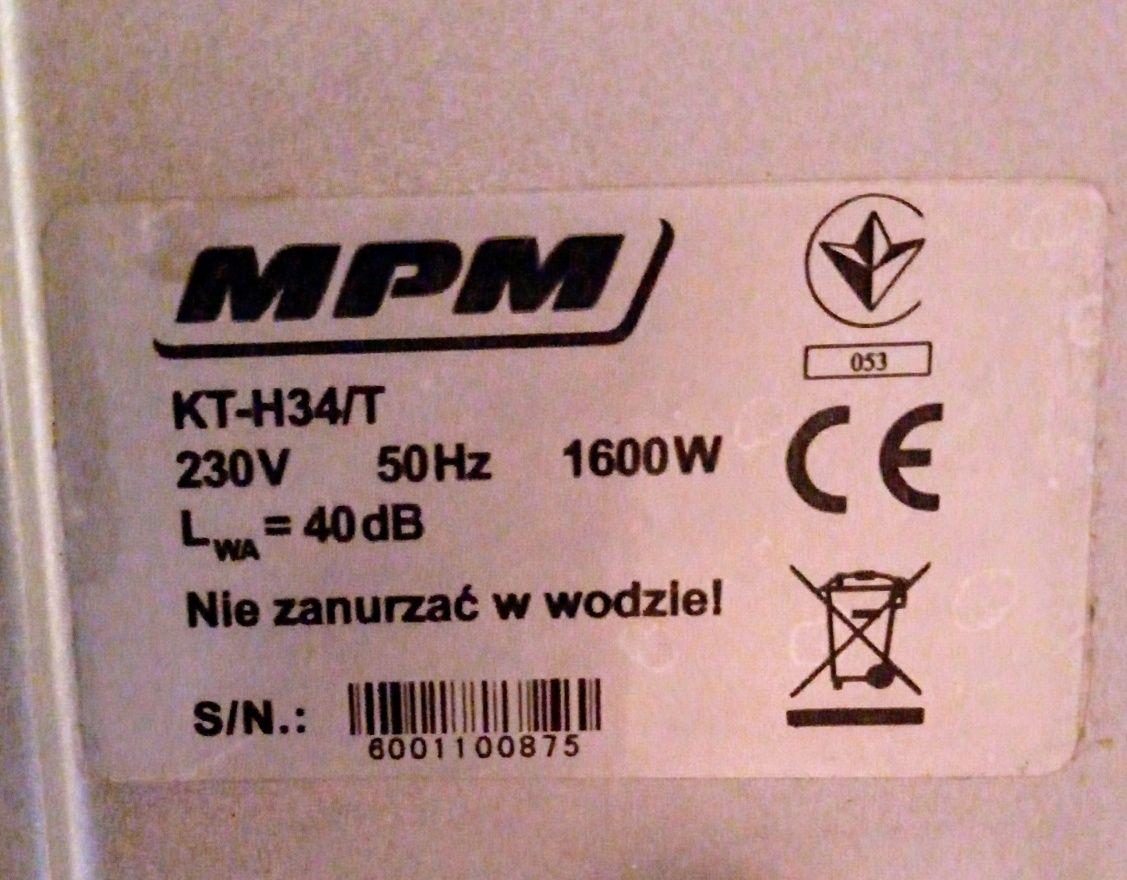 Piekarnik elektryczny z termoobiegiem