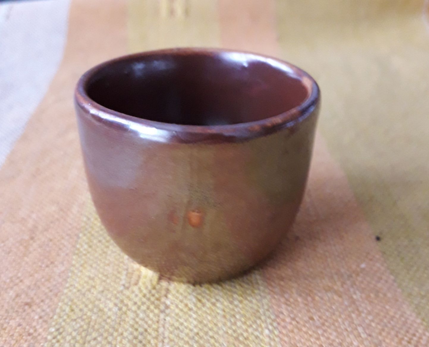 KARAFKA ceramiczna 0.5 l M.K.M. i 6 kieliszków do miodu pitnego PRL