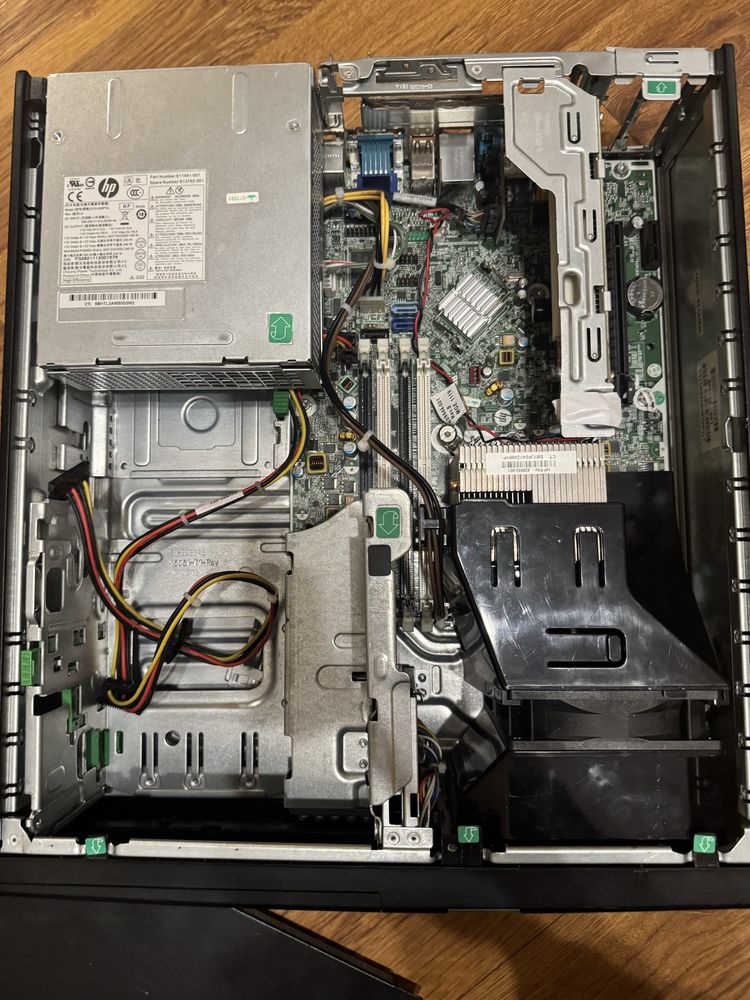 hp rp5800 kadłubek, baza pod komputer, intel, lga 1155, ddr3