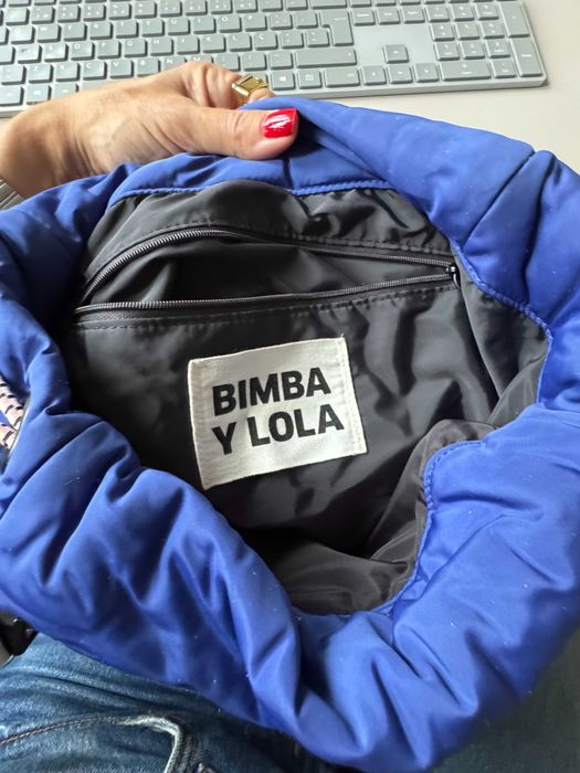 Mochila Bimba y Lola azul petróleo