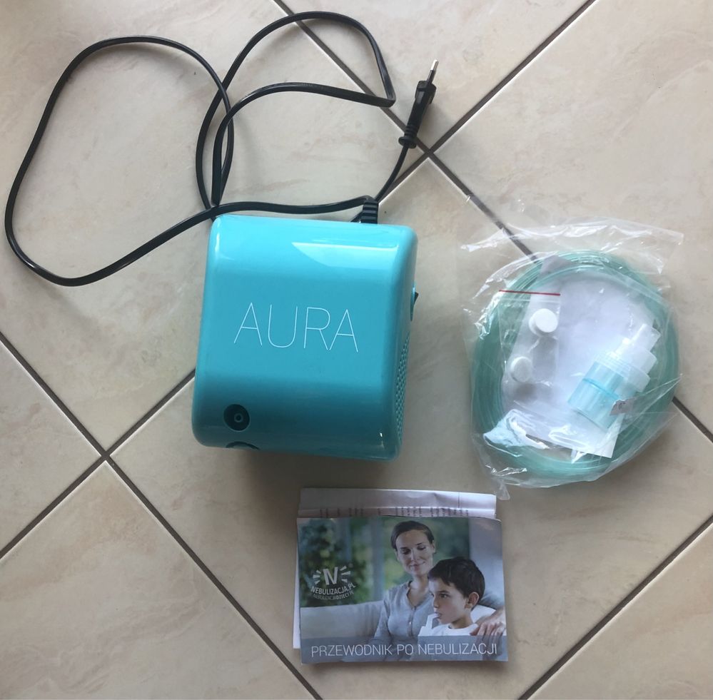 Zestaw do nebulizacji z inhalatorem Aura