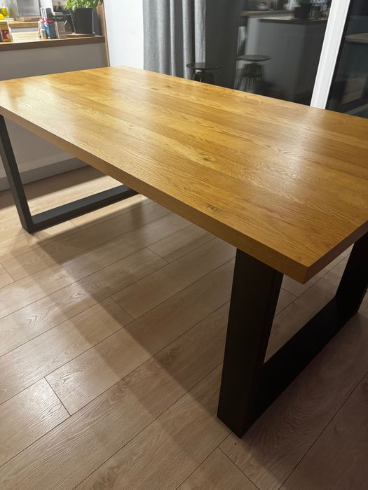 Stół styl LOFT nogi czarne