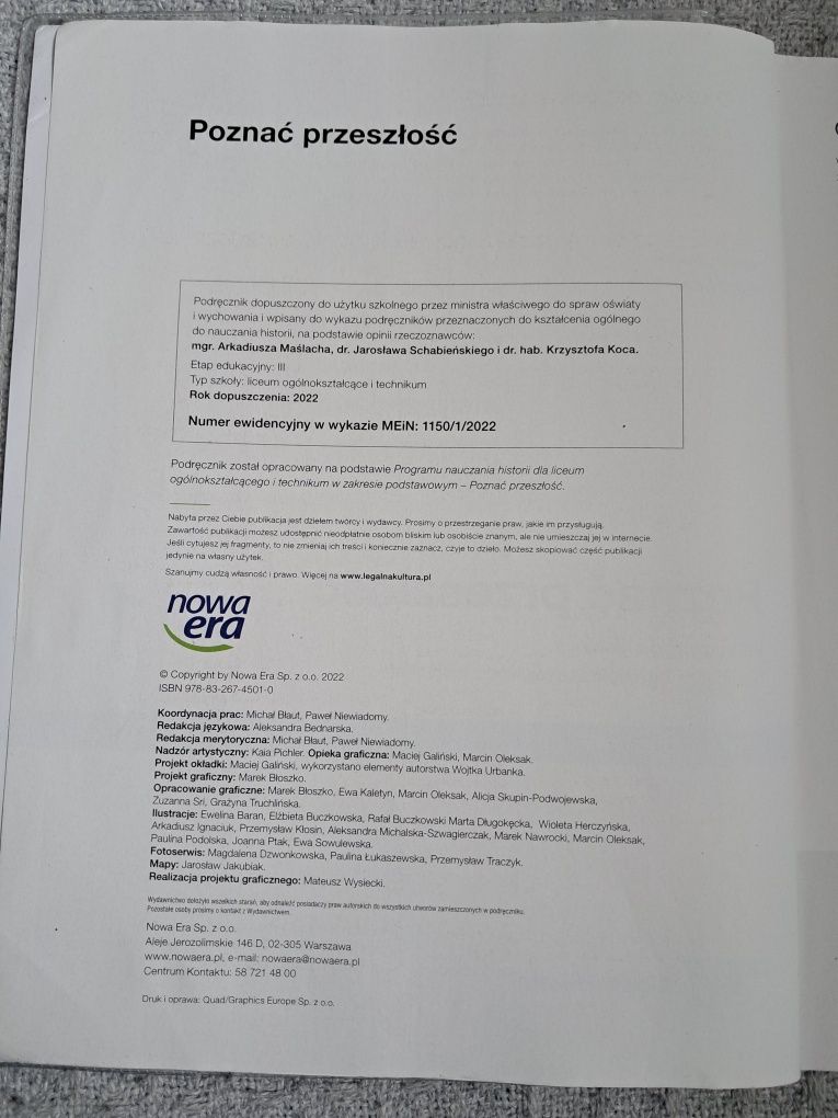 Poznać przeszłość 1 zakres podstawowy
