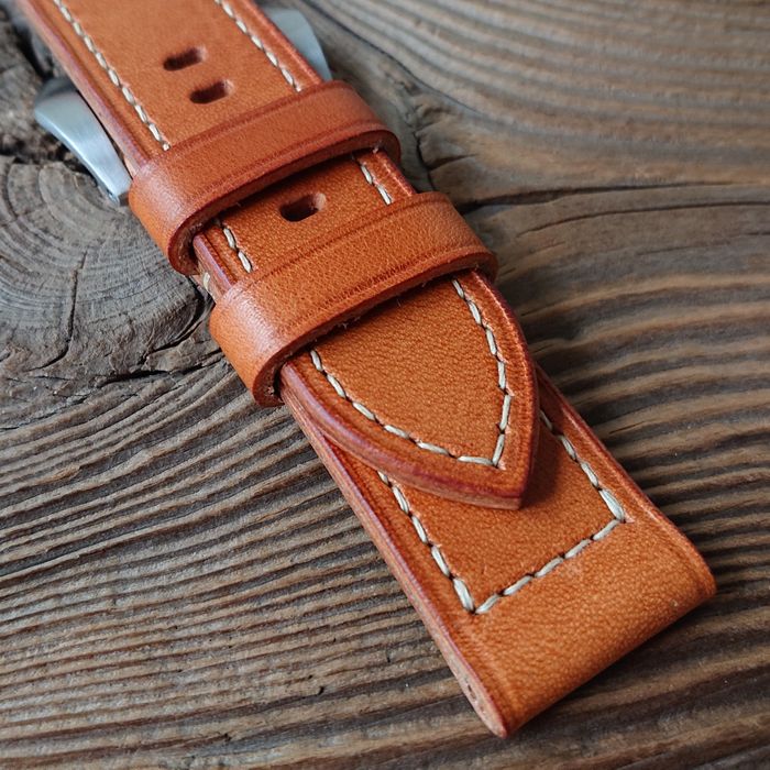Pasek do zegarka Panerai 24 mm handmade skórzany ręcznie robiony