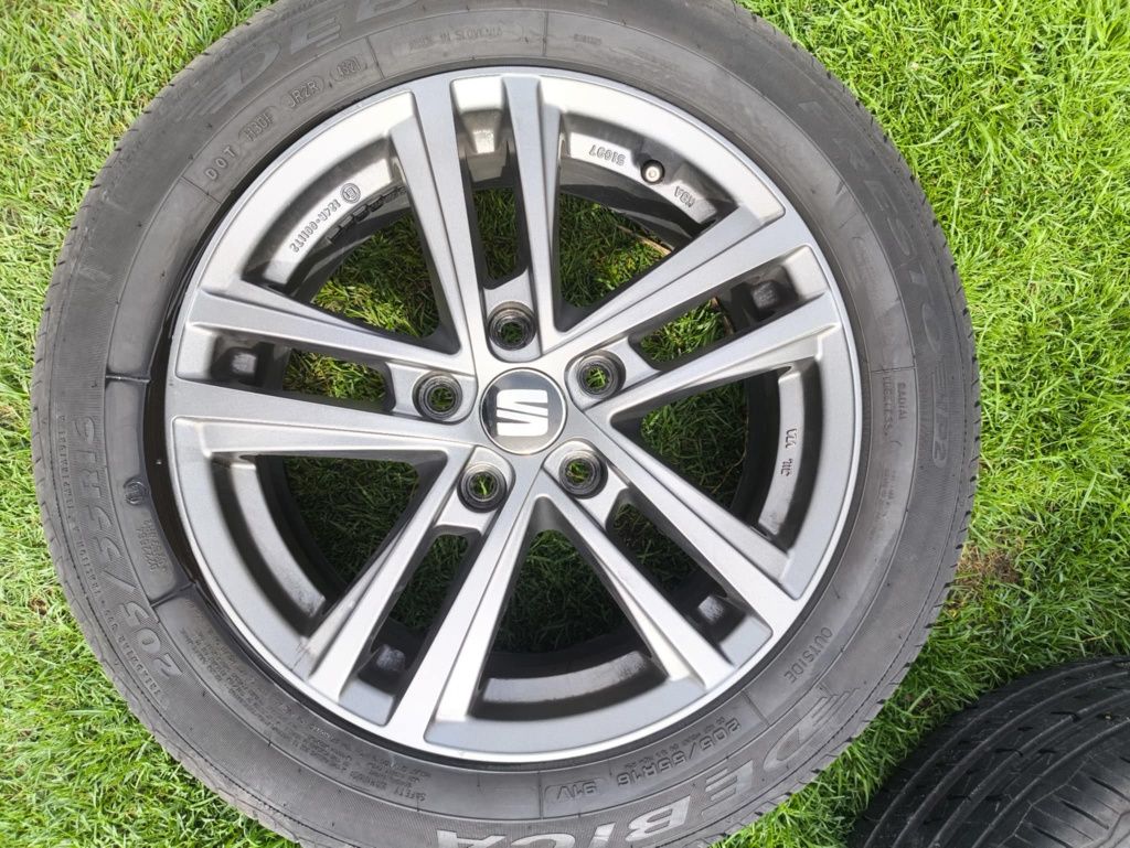 Felgi 16 cali z oponami Dębica 205/55r16 Seat Leon Toledo Exea Altea