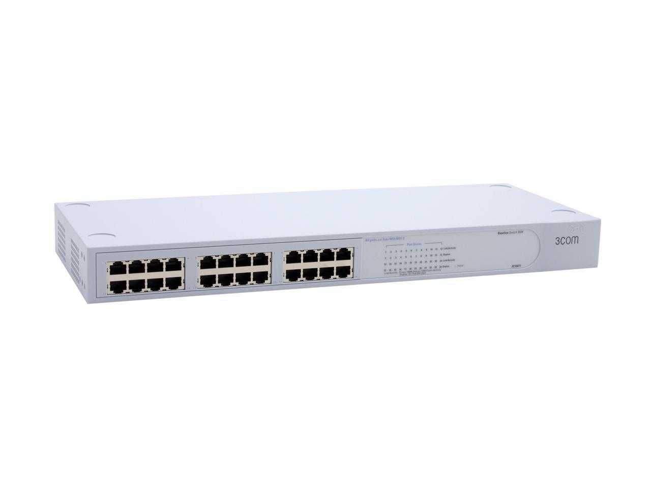 Сетевой коммутатор 24-PORT 10/100 Switch Networkswitch Baseline свич