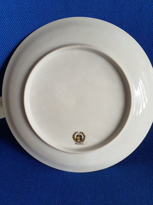 Prato porcelana Panda numerado