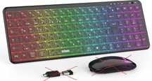 RedThunder K30 Slim bezprzewodowa klawiatura niemiecka