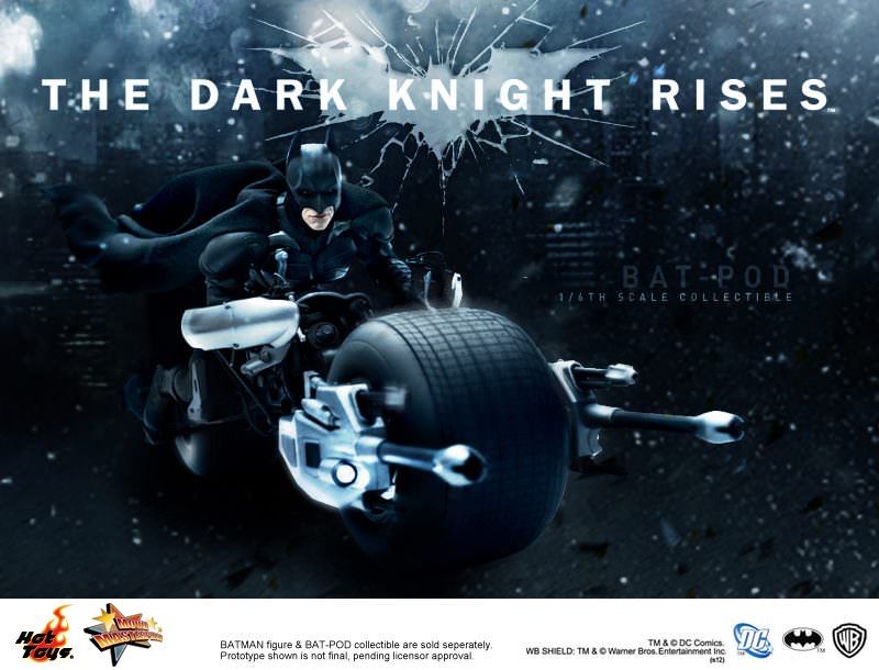 Фигурка 1/6 HOT TOYS MMS 177 BatmanTDK RISES – BAT-POD