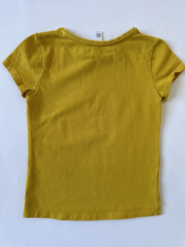 Okaidi T-shirt żółty rozm. 110 cm, 5 lat