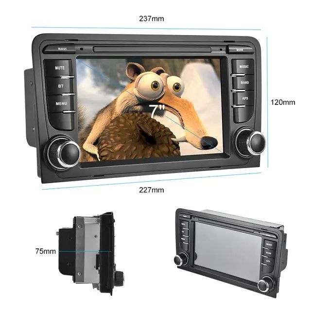 Rádio android 15 2/64gb Audi A3/S3/RS3 carplay gps wifi Bluetooth NOVO