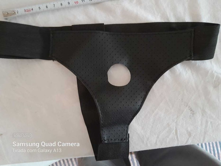 Cinto de couro preto