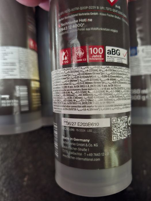 Fischer V plus 360 s zaprawa iniekcyjna 6sztuk 12 końcówek