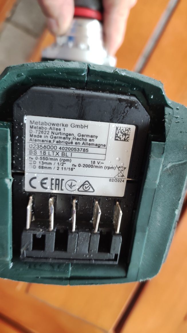 Wiertarka Metabo bs18ltx bLI