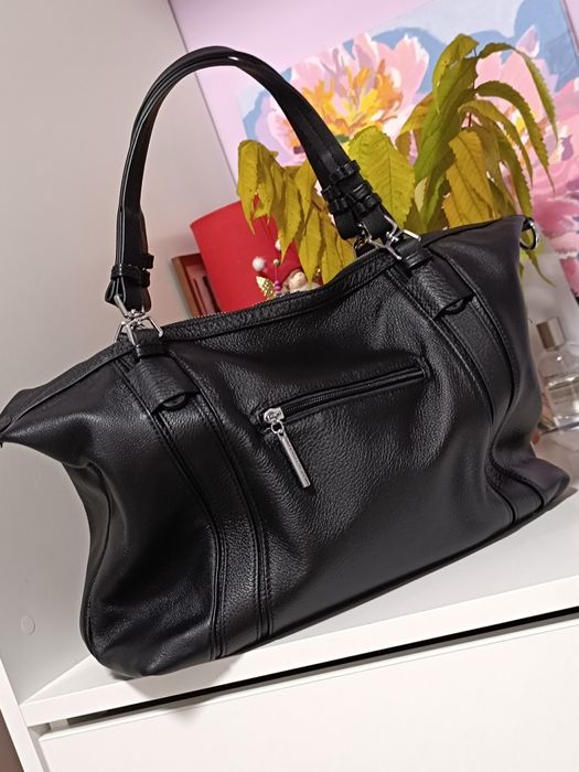 Шкіряна сумка тоуп. Велика сумка Сумка шопер