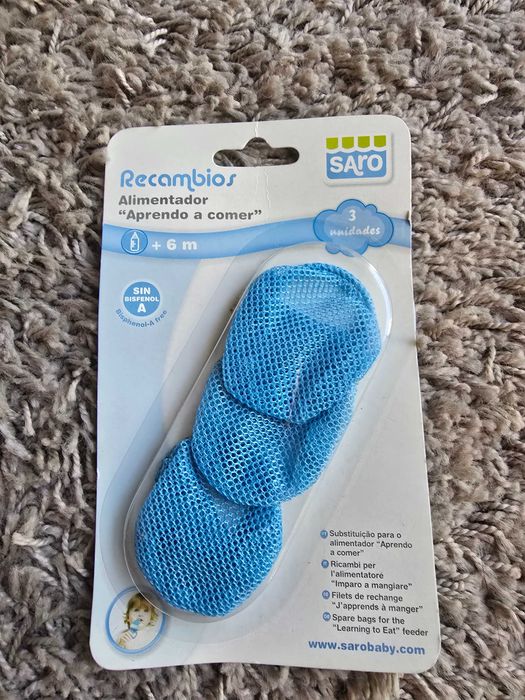 Chupeta+ tesoura+ recargas alimentador+ filtros nasais bebé