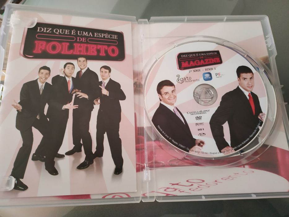 DVD "Gato Fedorento - Diz que é uma espécie de magazine" - 1ª + 2ª sér