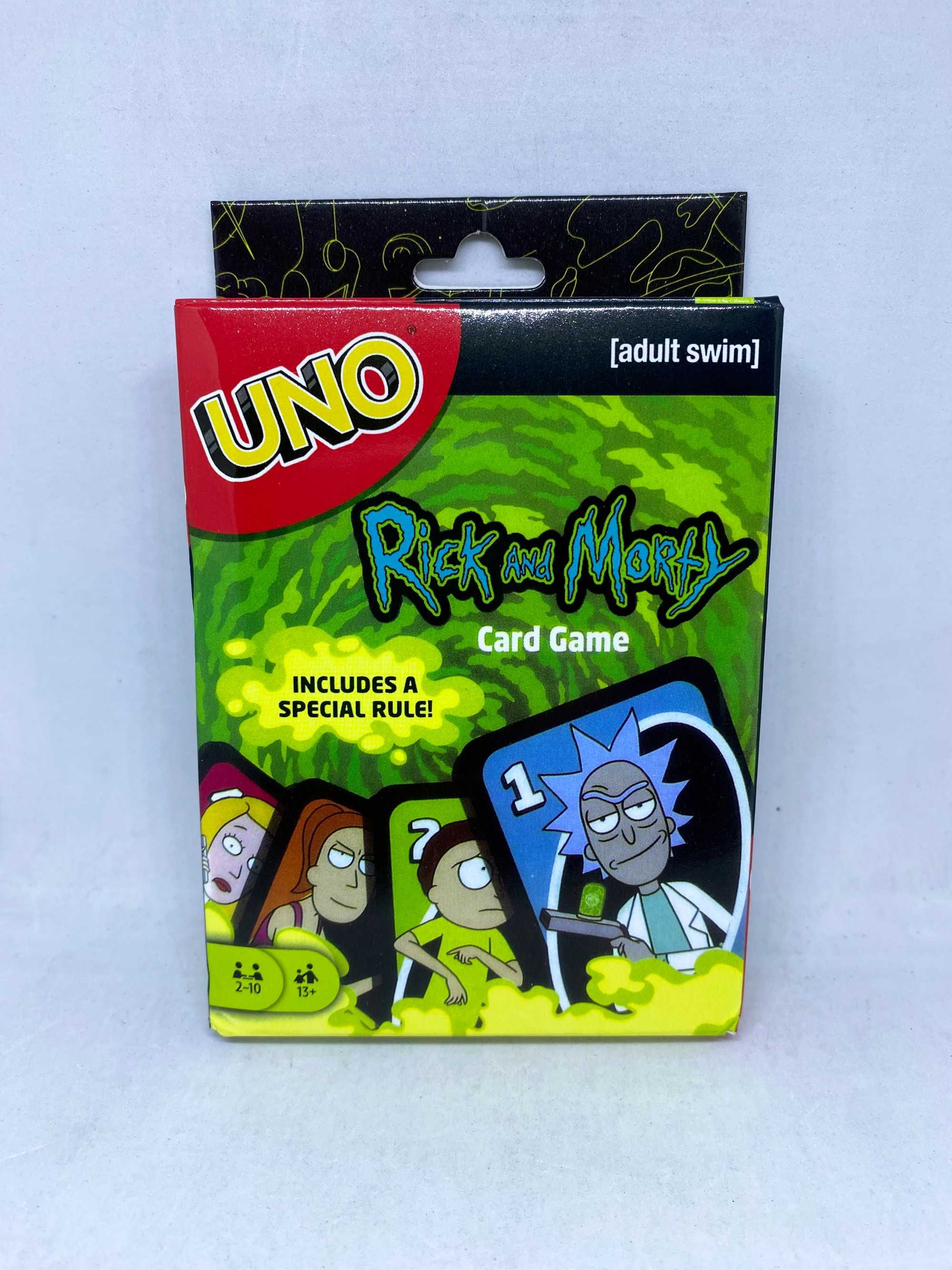 Jogo de cartas UNO Rick and Morty - Novo