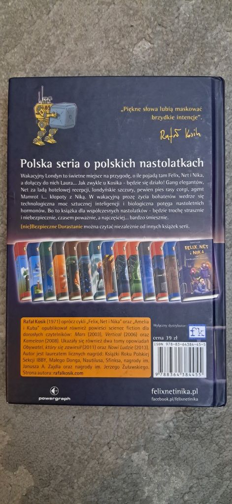 Książka Felix, Net i Nika oraz (nie)Bezpieczne Dorastanie