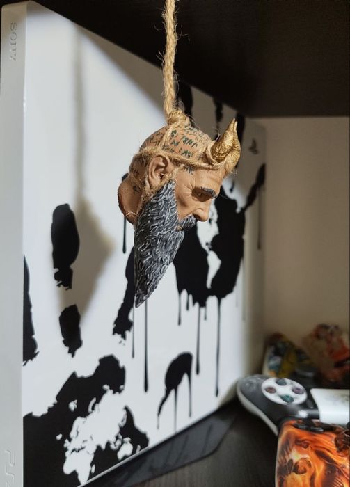 Голова Міміра, god of war, mimir. Підвіс та брелок