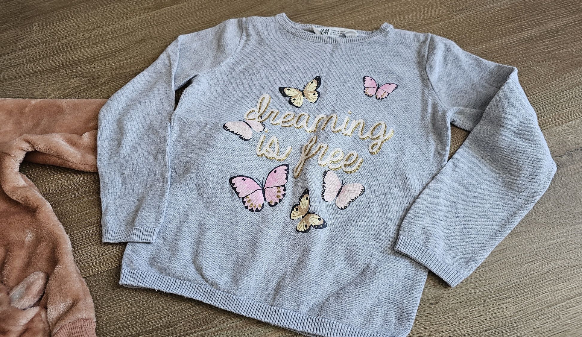 Paka ubrań dziewczęcych rozm. 116 bluzy, koszulki, bolerko