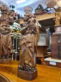 Stara Piękna Rzeźba Drewno Matka Boża nr 2