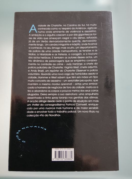 Livro "O Vespeiro" de Patrícia D. Cornwell