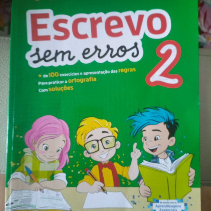 Livro de apoio" ESCREVO SEM ERROS"- 2 ANO_Porto Editora 4,5€