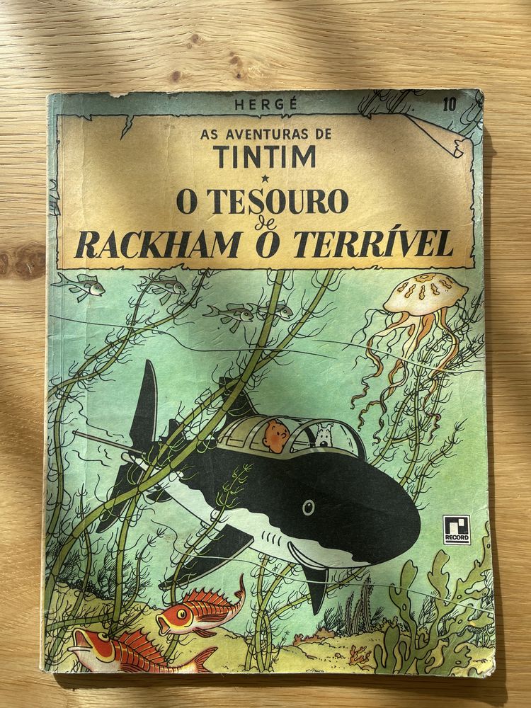 Tintim o tesouro de rackham o terrível 1969