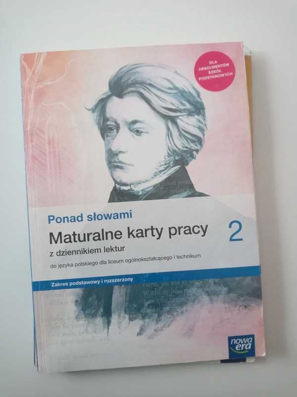 Ponad słowami maturalne karty pracy klasa 2