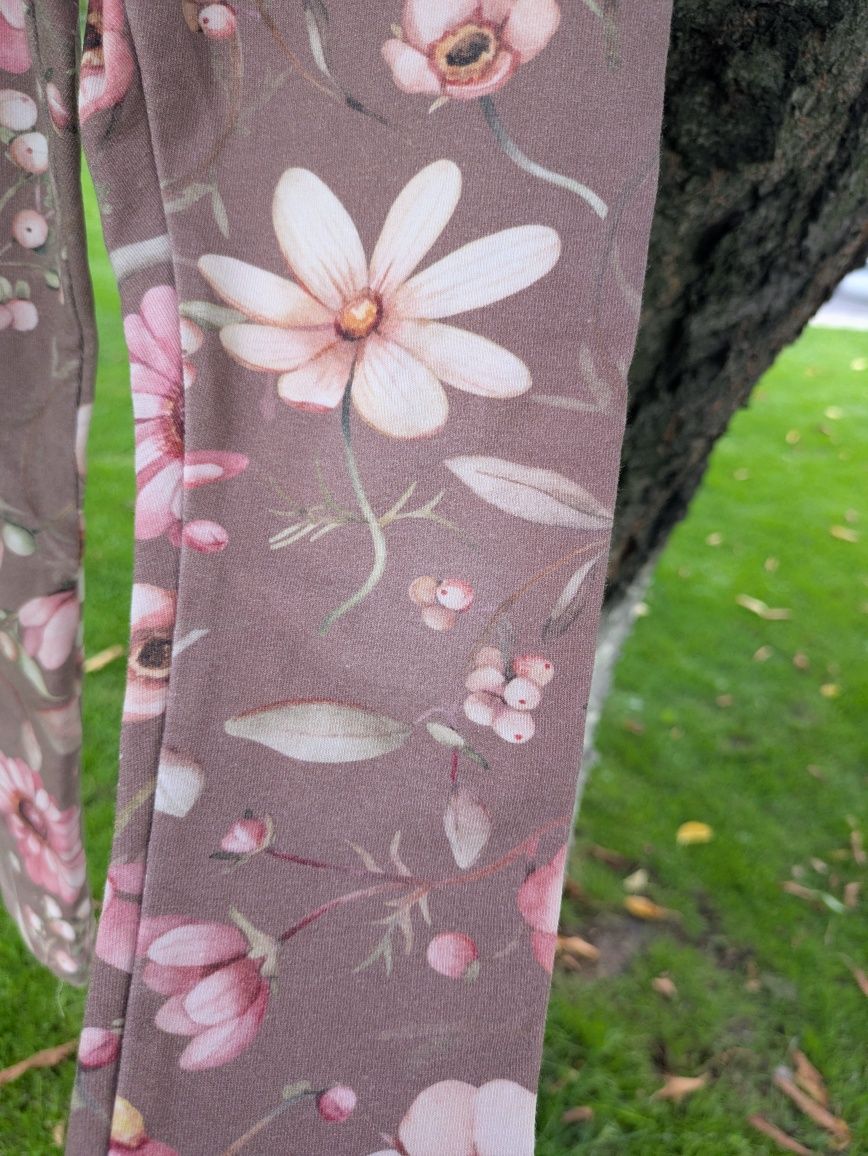 Legginsy azalia brąz La bambino handmade 104/110
